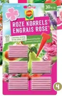 HandyHome Meststofstaafjes roze korrels aanbieding