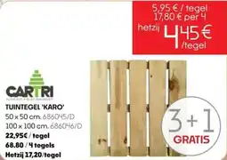 HandyHome Tuintegel 'karo' aanbieding