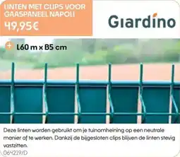 HandyHome Giardino Linten met clips voor gaaspaneel napoli aanbieding