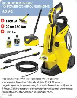 HandyHome Hogedrukreiniger 'k4 power control flex home' aanbieding