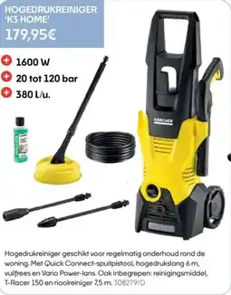 HandyHome Hogedrukreiniger 'k3 home' aanbieding