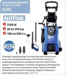 HandyHome Nilfisk Hogedrukreiniger E 145.4-9 X-TRA aanbieding