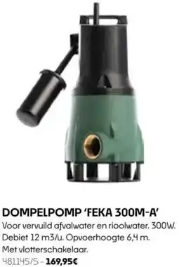 HandyHome Dompelpomp 'feka 300m-A' aanbieding