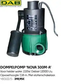 HandyHome Dompelpomp 'nova 300m-A' aanbieding