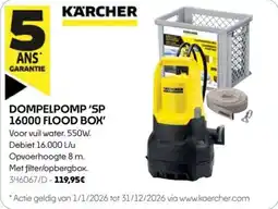 HandyHome Karcher Dompelpomp 'sp 16000 flood box' aanbieding
