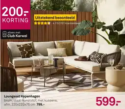 Karwei Loungeset Kopenhagen aanbieding