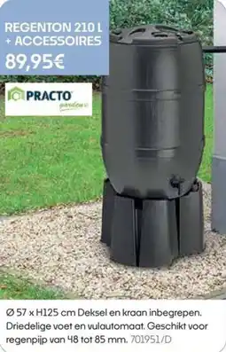 HandyHome Regenton + accessoires aanbieding