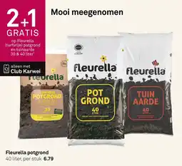 Karwei fleuFleurella potgrond aanbieding