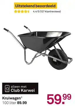 Karwei Kruiwagen aanbieding