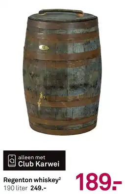 Karwei Regenton Whiskey² aanbieding
