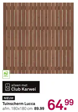 Karwei Tuinscherm Lucca aanbieding