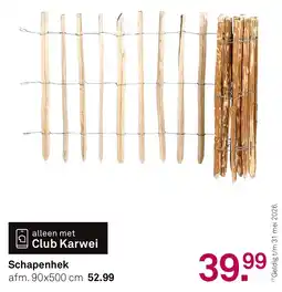 Karwei Schapenhek aanbieding