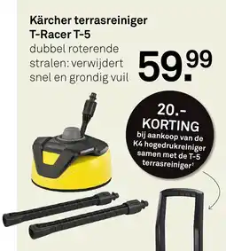 Karwei Kärcher Terrasreiniger T-Racer T-5 aanbieding
