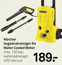 Karwei Kärcher hogedrukreiniger K4 Water Cooled Motor aanbieding