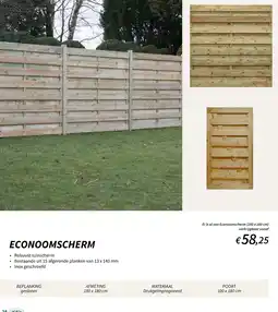 Horta Econoomscherm aanbieding