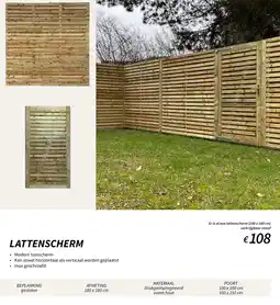 Horta Lattenscherm aanbieding