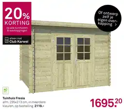 Karwei Tuinhuis Fresia aanbieding