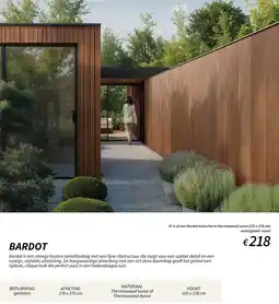 Horta Bardot aanbieding