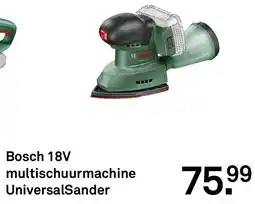 Karwei Bosch 18V multischuurmachine UniversalSander aanbieding