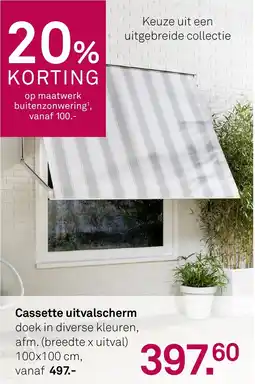 Karwei Cassette uitvalscherm aanbieding