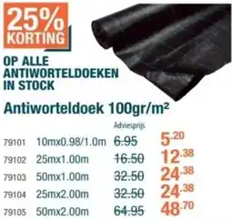 Cevo Antiworteldoek 100gr/m² aanbieding