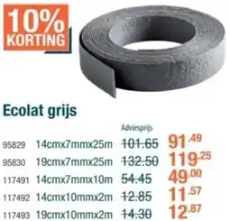 Cevo Ecolat grijs aanbieding