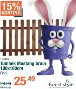 Cevo Tuinhek Mustang bruin aanbieding