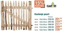 Cevo Kastanje poort aanbieding