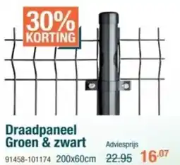 Cevo Draadpaneel Groen & zwart aanbieding