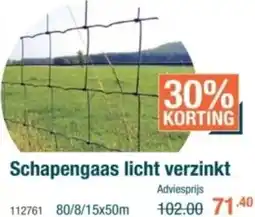 Cevo Schapengaas licht verzinkt aanbieding