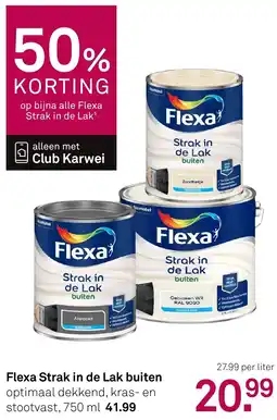 Karwei Flexa Strak in de Lak buiten aanbieding