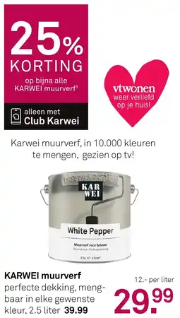 Karwei Karwei Muurverf aanbieding