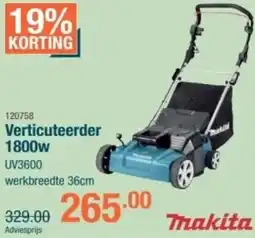 Cevo Makita Verticuteerder aanbieding