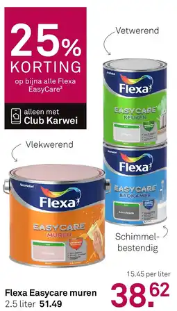 Karwei Flexa Easycare Muren aanbieding