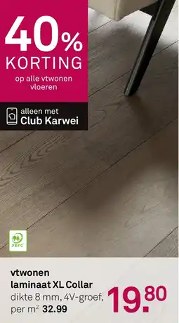 Karwei Vtwonen Laminaat XL Collar aanbieding