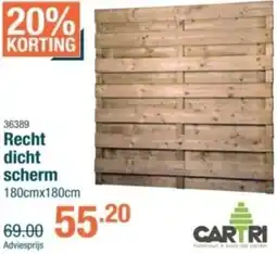 Cevo Recht dicht scherm aanbieding