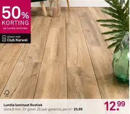 Karwei Lundia laminaat Rustiek aanbieding
