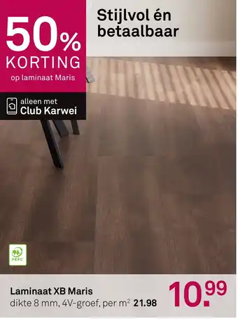 Karwei Laminaat XB Maris aanbieding
