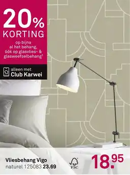 Karwei Vliesbehang Vigo aanbieding