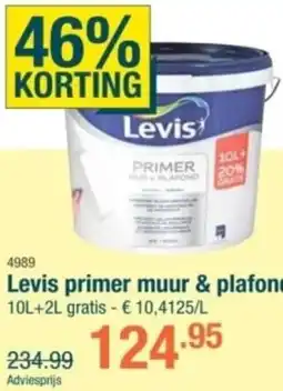 Cevo Levis primer muur & plafond aanbieding