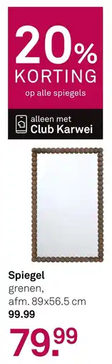 Karwei Spiegel aanbieding