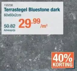 Cevo Terrastegel Bluestone dark aanbieding