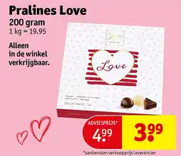 Kruidvat Pralines Love aanbieding