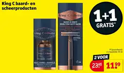 Kruidvat King C baard- en scheerproducten aanbieding