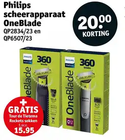 Kruidvat Philips scheerapparaat OneBlade aanbieding