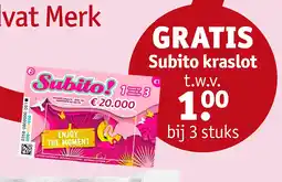 Kruidvat Subito kraslot aanbieding