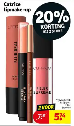 Kruidvat Catrice lipmake-up aanbieding