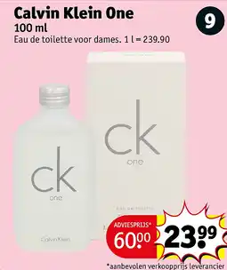 Kruidvat Calvin Klein One aanbieding