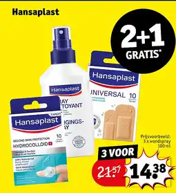 Kruidvat Hansaplast aanbieding