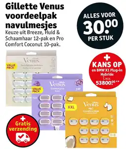 Kruidvat Gillette Venus voordeelpak navulmesjes aanbieding